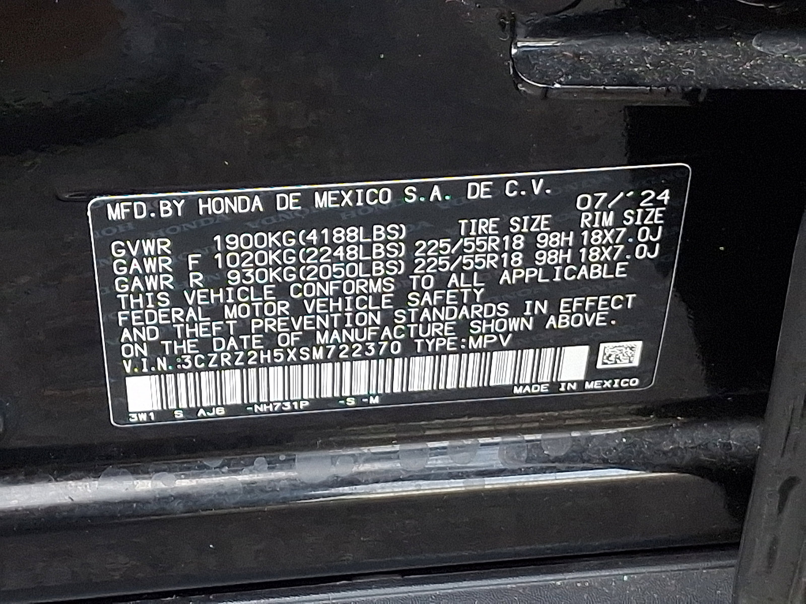 Used 2025 Honda HR-V Sport image 26