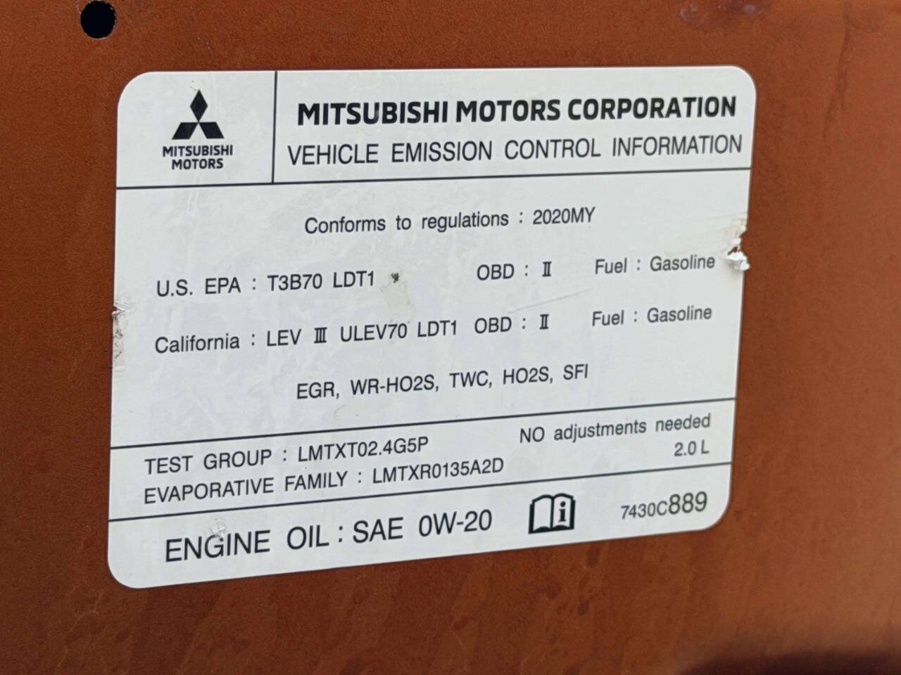 Used 2020 Mitsubishi Outlander Sport ES FWD image 14
