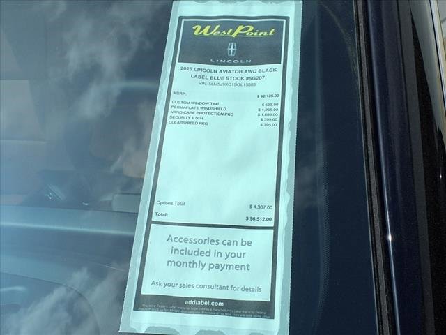 New 2025 Lincoln Aviator Black Label image 5