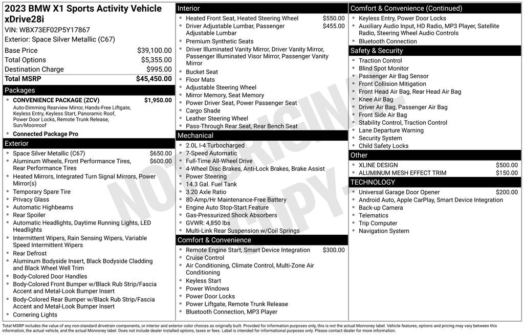 Used 2023 BMW X1 xDrive28i w/ Convenience Package image 5