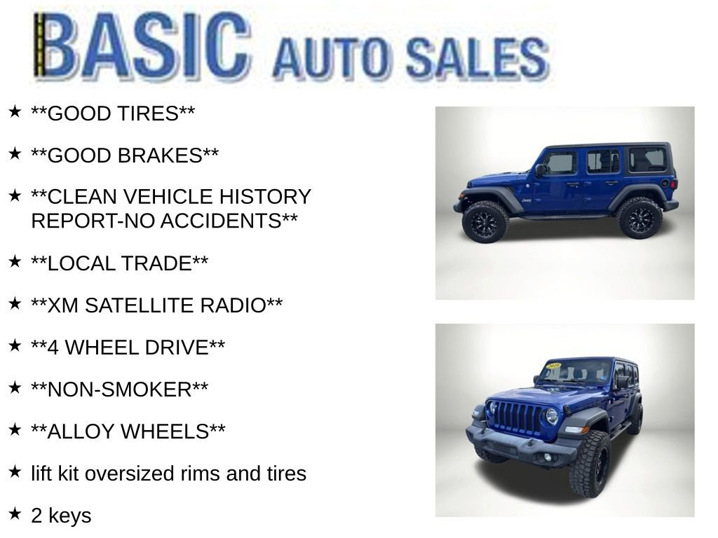 Used 2019 Jeep Wrangler Unlimited Sport S image 4