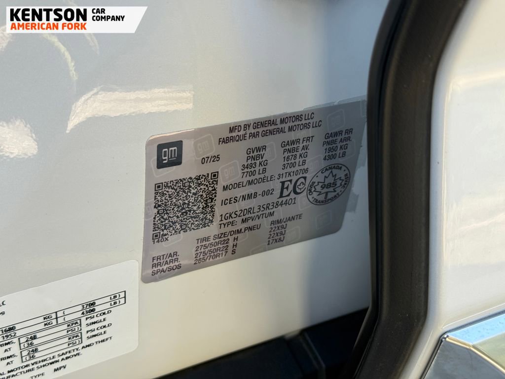 Used 2025 GMC Yukon Denali w/ Sun & Power Step Package image 45