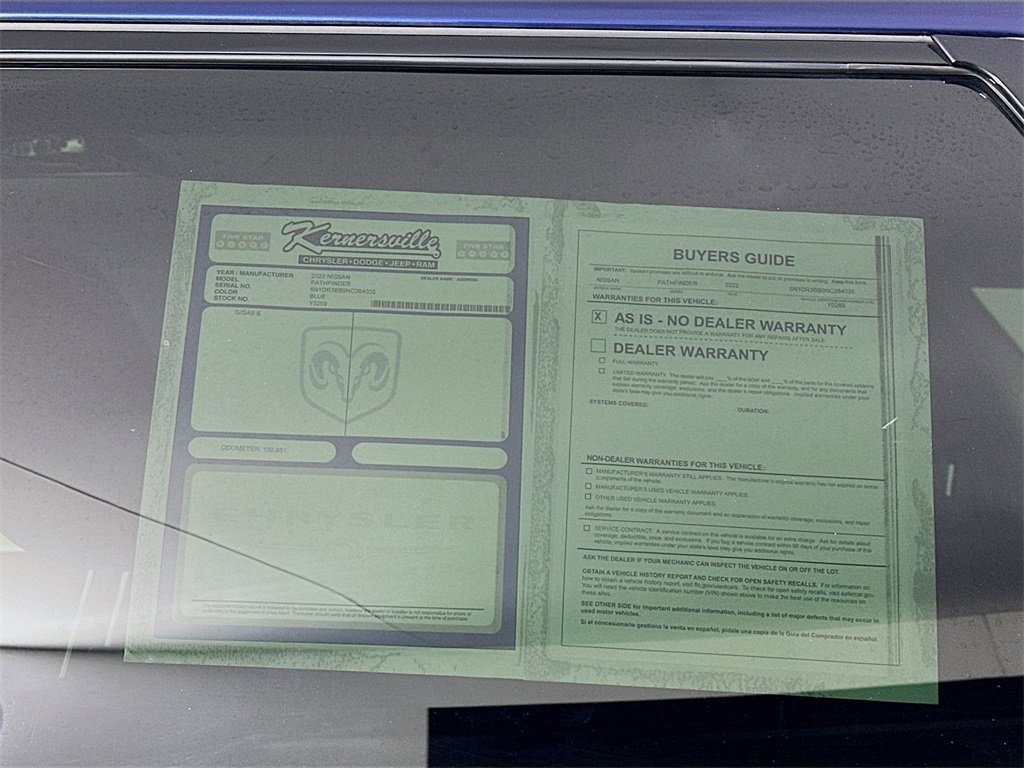 Used 2022 Nissan Pathfinder SV w/ SV Premium Package image 38