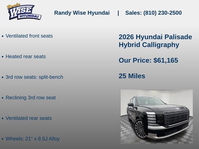 New 2026 Hyundai Palisade Calligraphy image 25