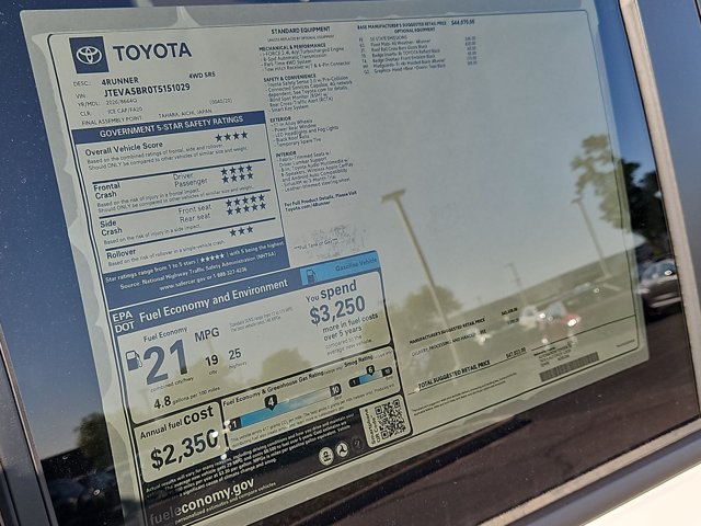 New 2026 Toyota 4Runner SR5 AWD/4WD image 17