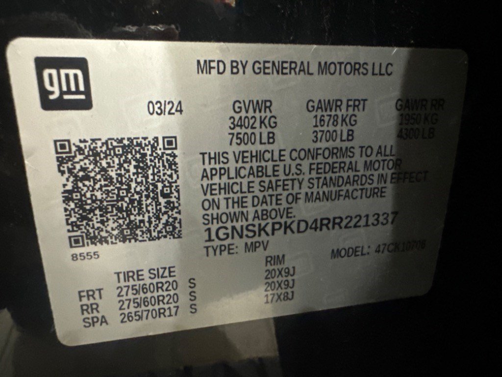 Used 2024 Chevrolet Tahoe Z71 w/ Luxury Package AWD/4WD image 41