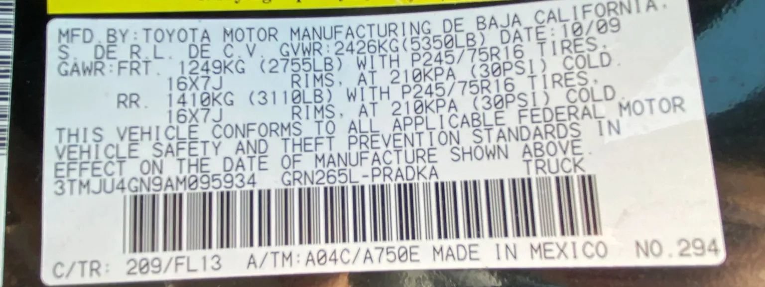 Used 2010 Toyota Tacoma PreRunner RWD image 27
