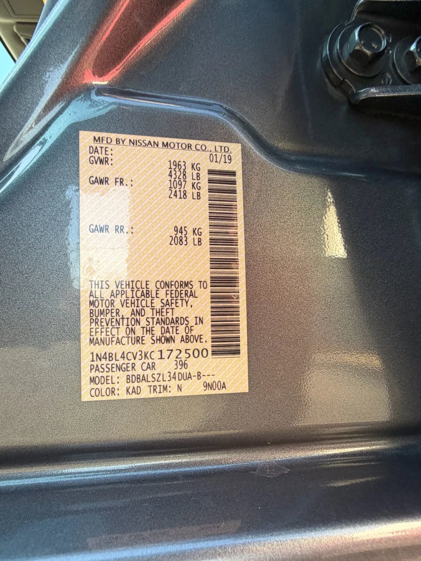 Used 2019 Nissan Altima 2.5 SR image 32