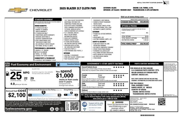 Used 2025 Chevrolet Blazer LT FWD image 29
