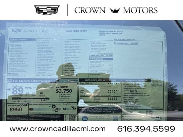 New 2026 Cadillac Lyriq Sport AWD/4WD image 5