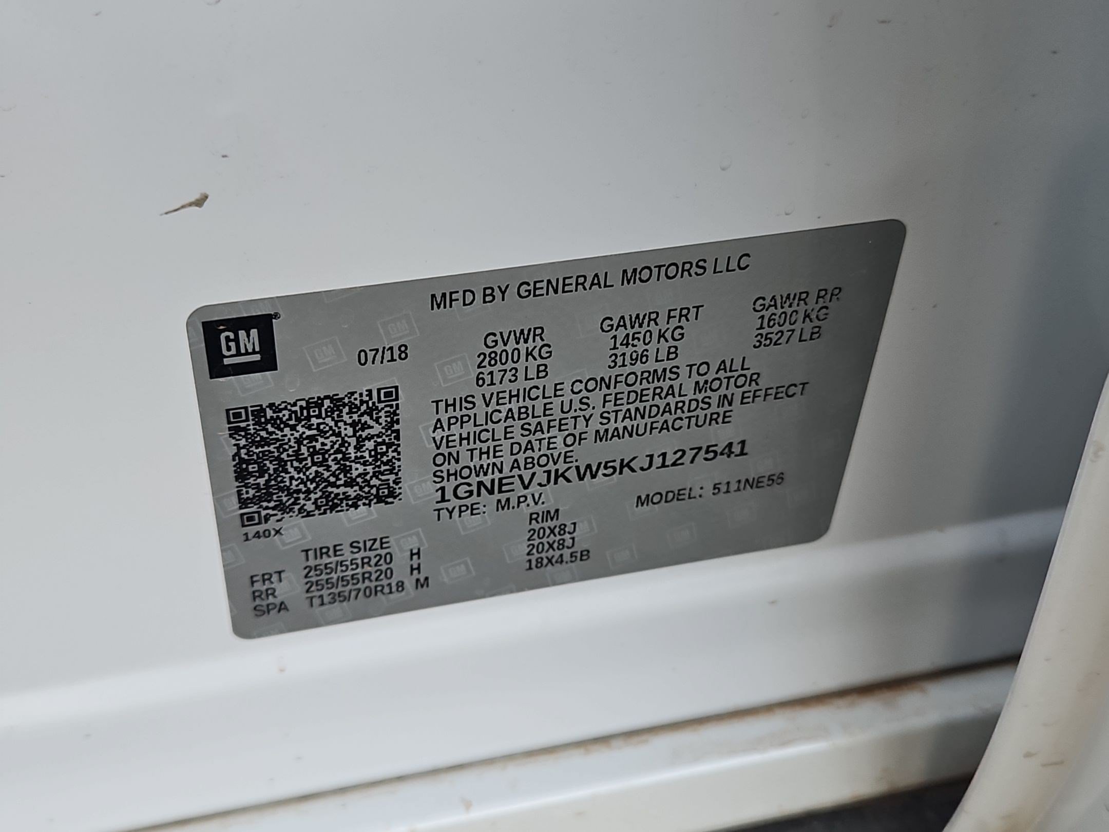 Certified 2019 Chevrolet Traverse High Country w/ LPO, Floor Liner Package AWD/4WD image 35