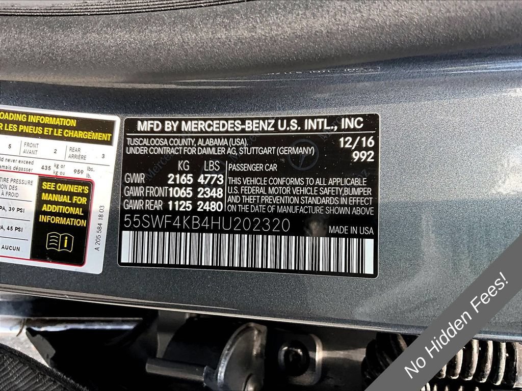 Used 2017 Mercedes-Benz C 300 4MATIC Sedan w/ Premium 1 Package image 27