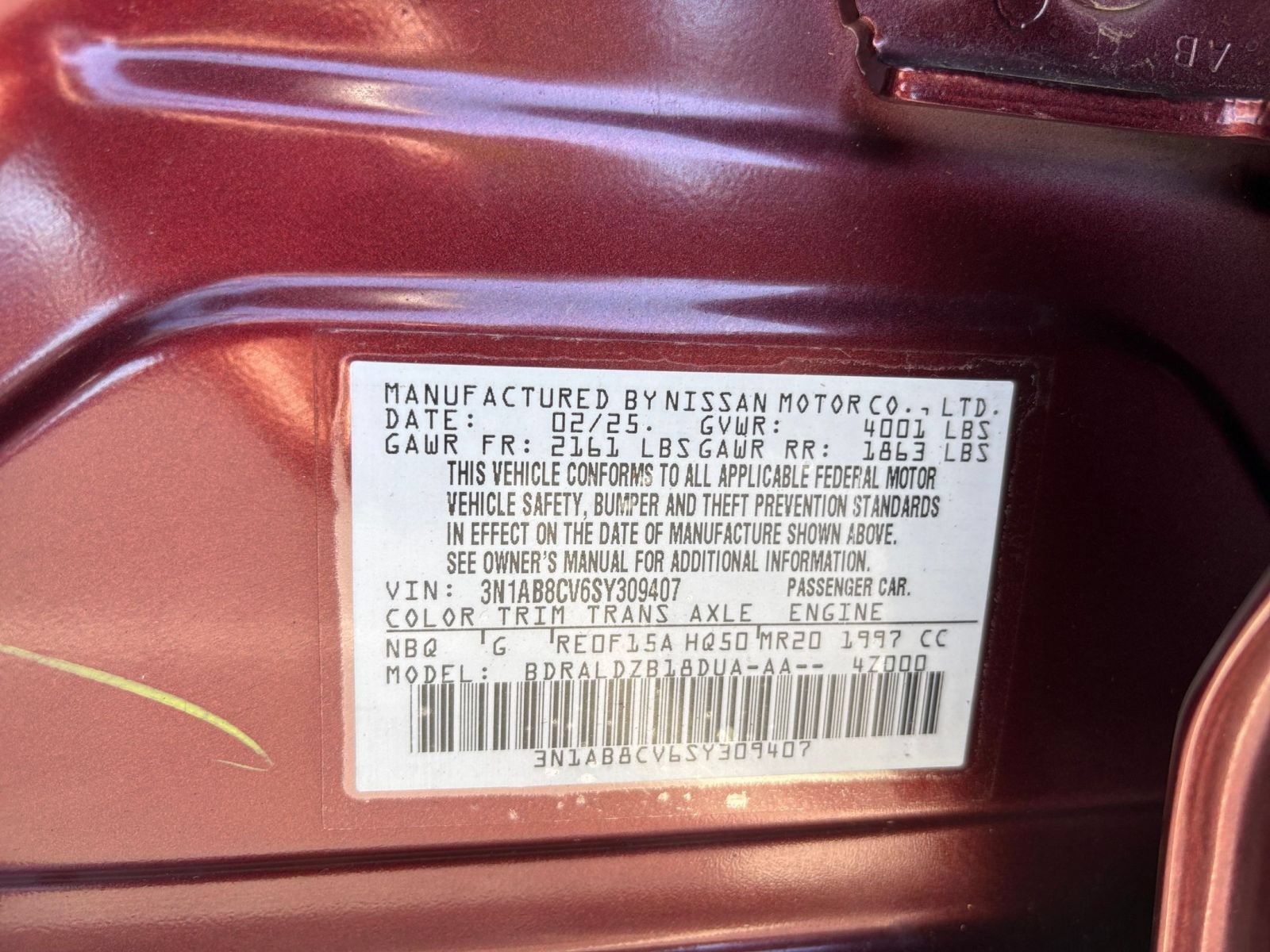 Used 2025 Nissan Sentra SV FWD image 27