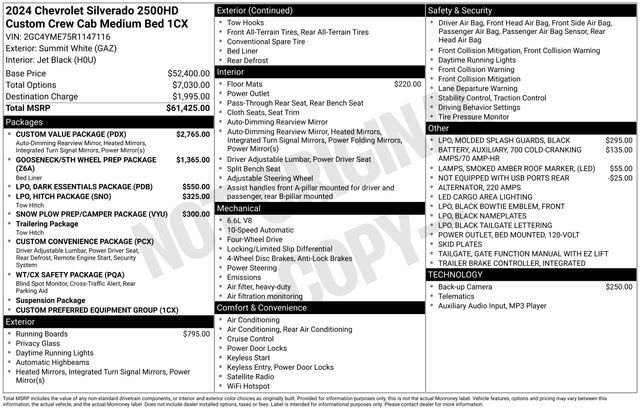 Used 2024 Chevrolet Silverado 2500 Custom w/ Custom Value Package image 7