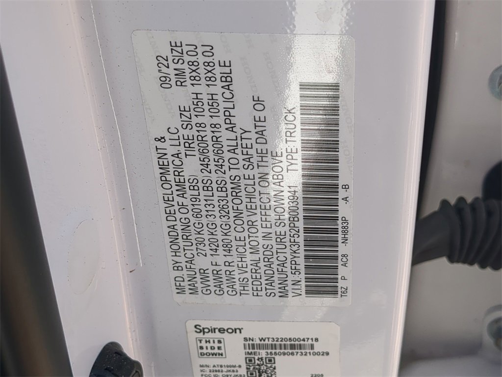 Used 2023 Honda Ridgeline RTL image 35