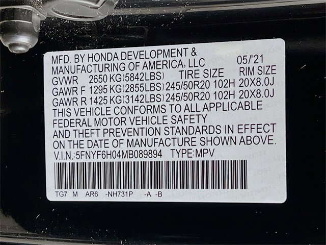 Used 2021 Honda Pilot Elite image 32