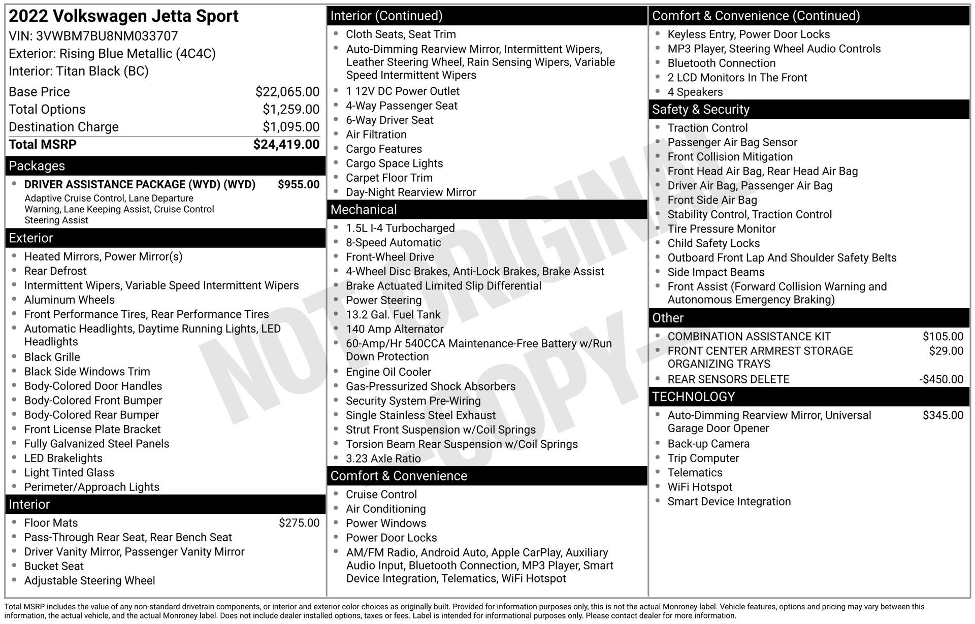 Used 2022 Volkswagen Jetta Sport image 37