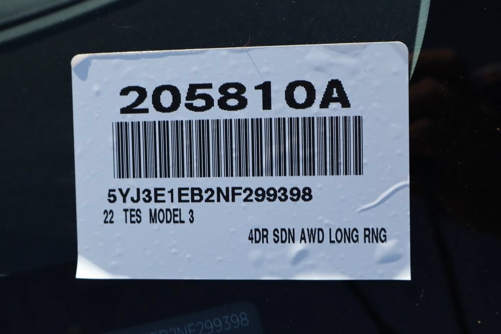 Used 2022 Tesla Model 3 Long Range AWD/4WD image 36