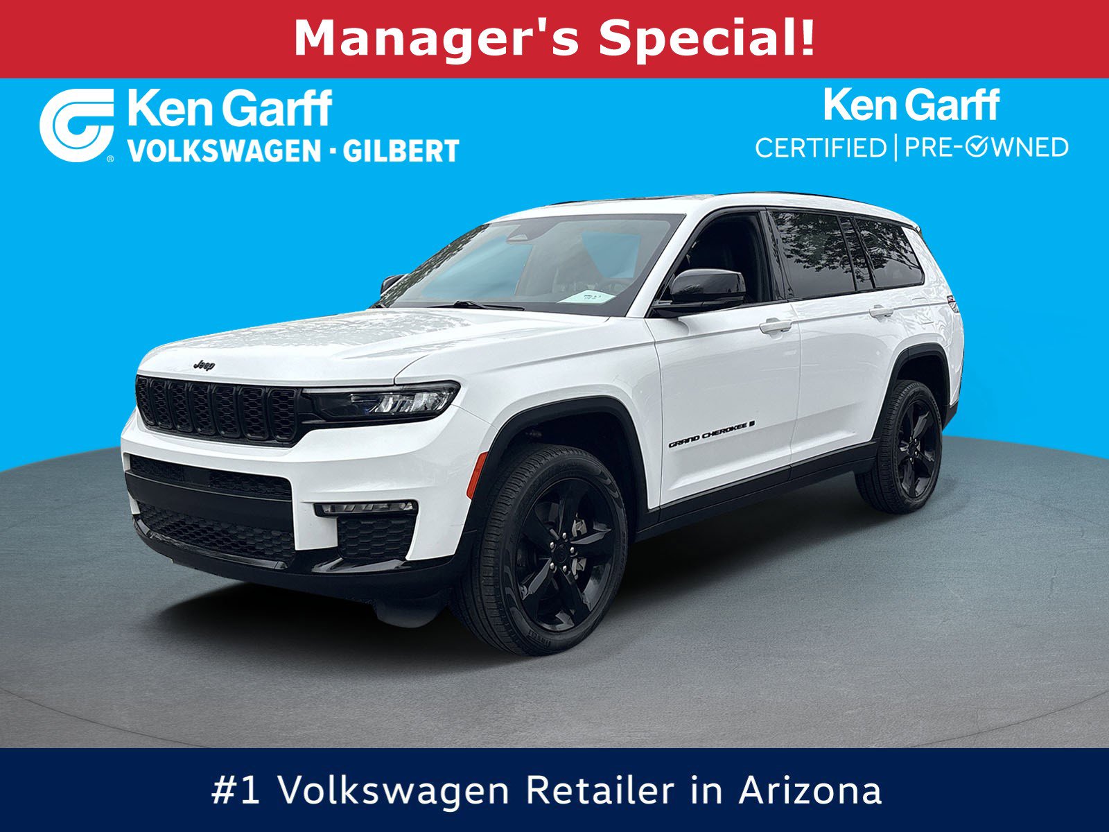 Used 2025 Jeep Grand Cherokee L Limited w/ Black Appearance Package AWD/4WD image 1