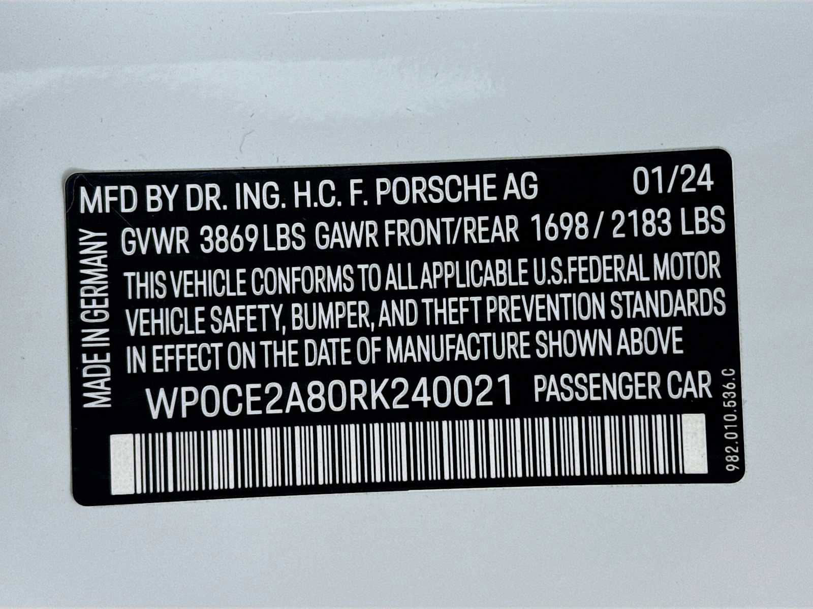 Certified 2024 Porsche 718 Boxster Spyder RS image 30