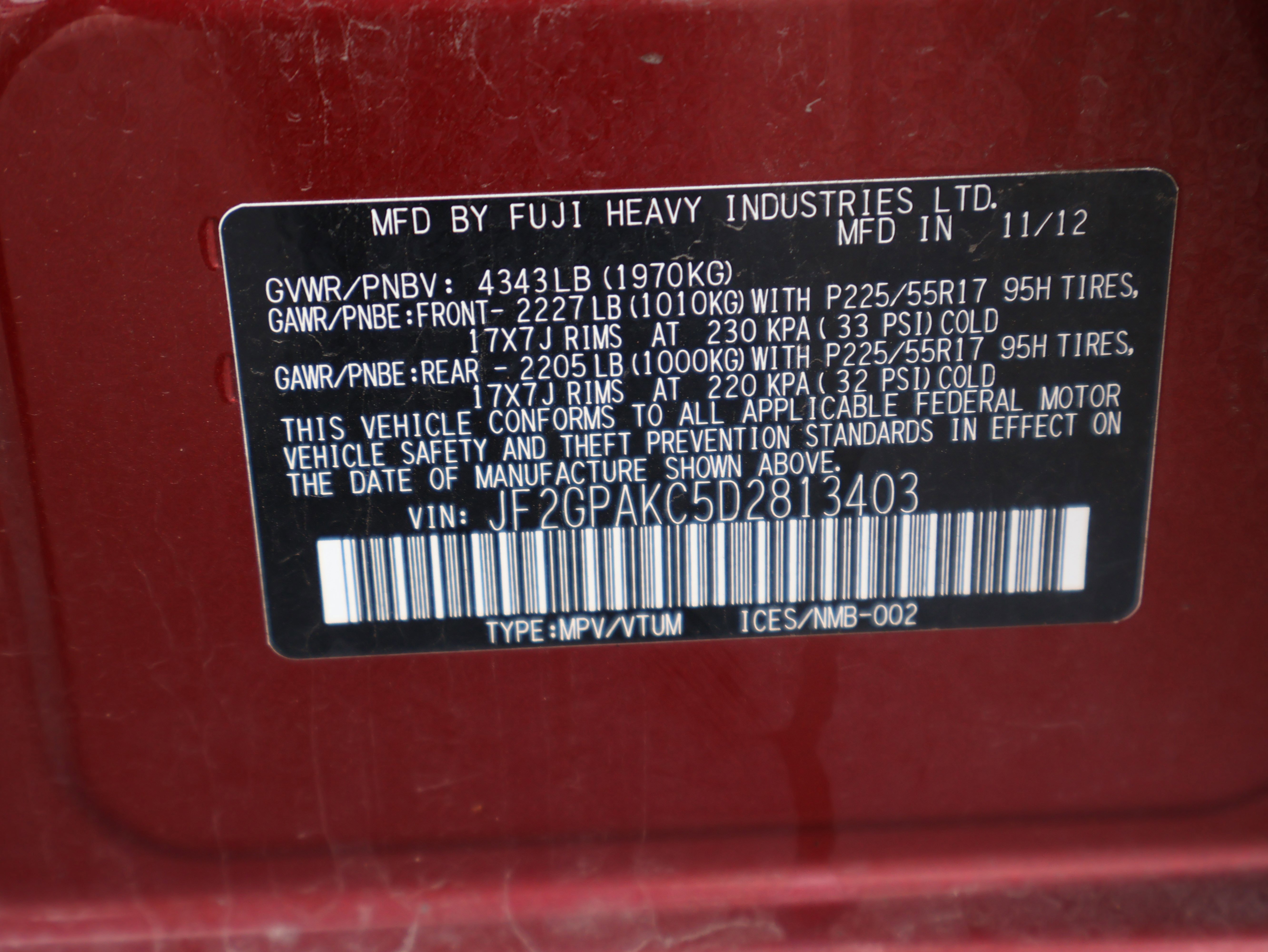 Used 2013 Subaru Crosstrek 2.0i Limited image 35