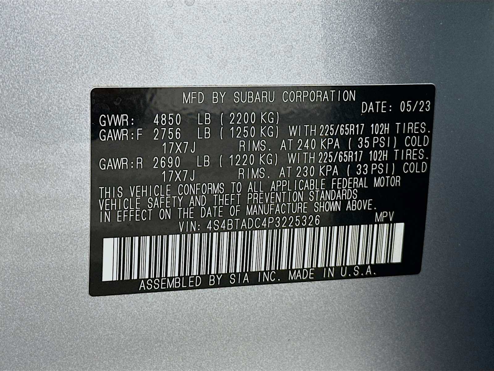 Certified 2023 Subaru Outback Premium image 29