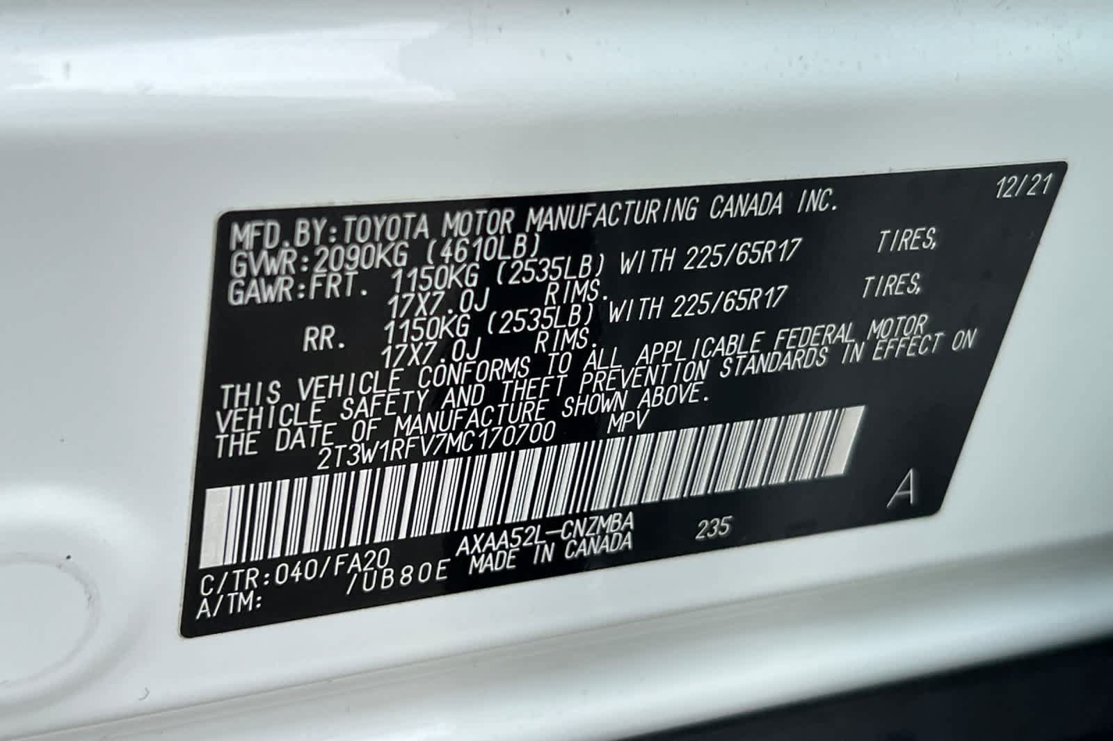 Used 2021 Toyota RAV4 XLE w/ Convenience Package FWD image 34