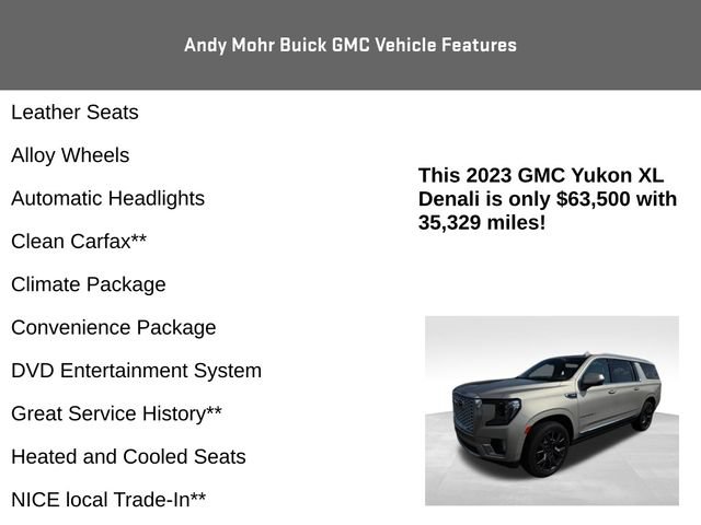 Used 2023 GMC Yukon XL Denali AWD/4WD image 8