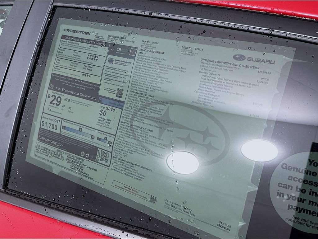 New 2026 Subaru Crosstrek 2.0i Premium image 12