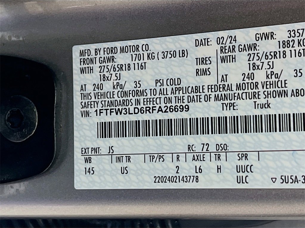 Used 2024 Ford F150 XLT w/ Mobile Office Package image 26