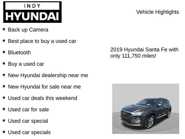 Used 2019 Hyundai Santa Fe SEL FWD image 7