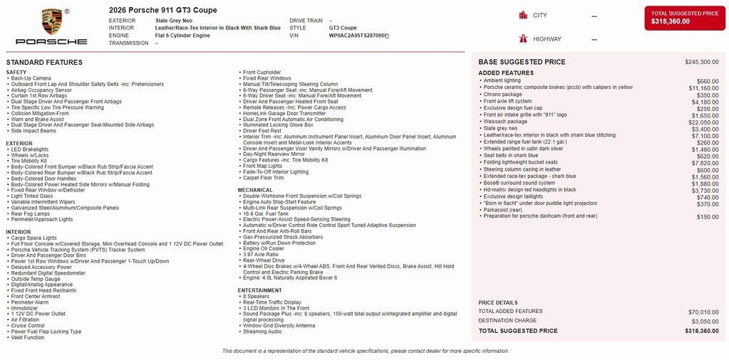 Used 2026 Porsche 911 GT3 image 24