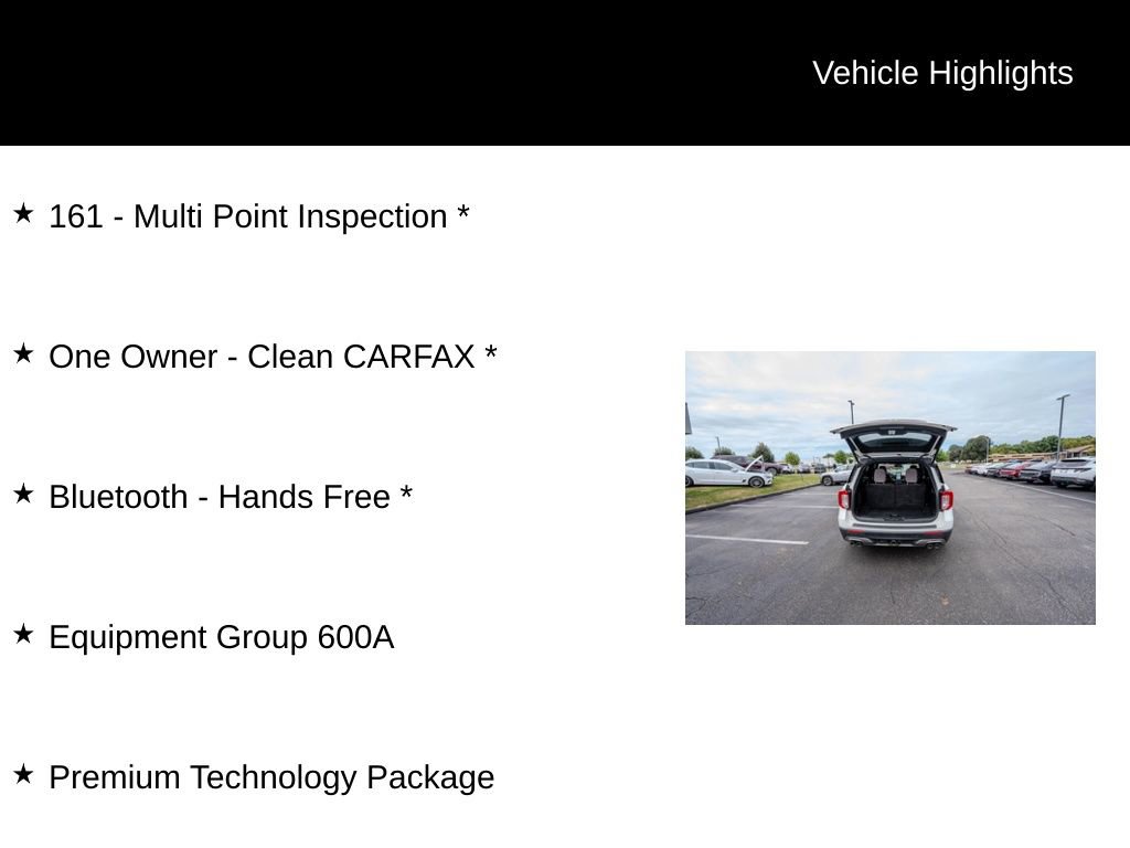 Used 2020 Ford Explorer Platinum w/ Premium Technology Package image 10