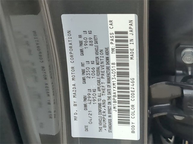 Used 2021 MAZDA MAZDA3 AWD 2.5 Turbo Sedan image 36