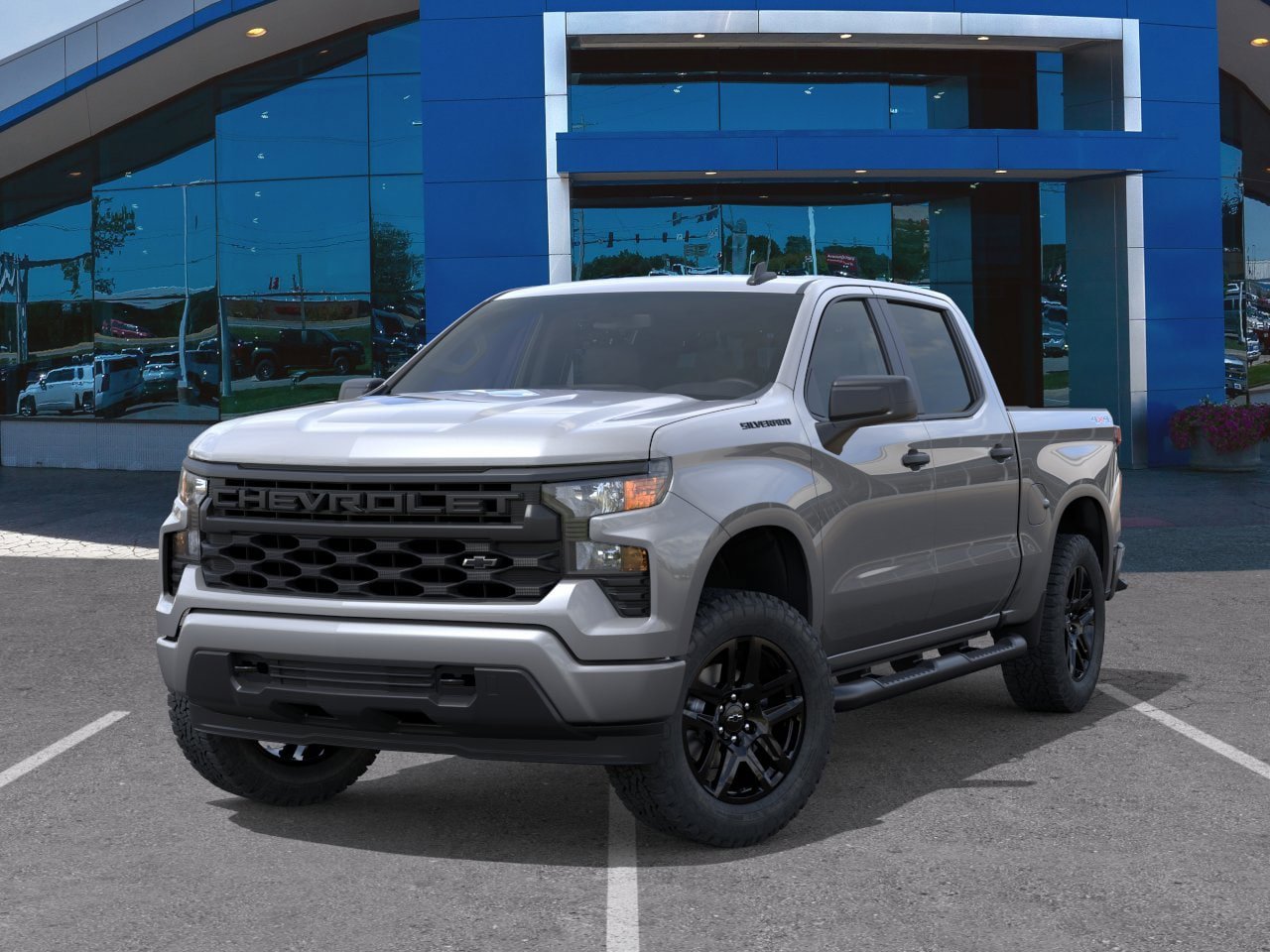 New 2026 Chevrolet Silverado 1500 Custom w/ Turbomax Blackout Package AWD/4WD image 30
