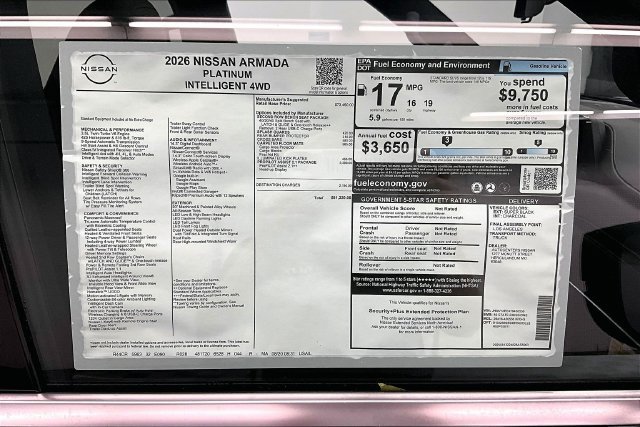 New 2026 Nissan Armada Platinum AWD/4WD image 41