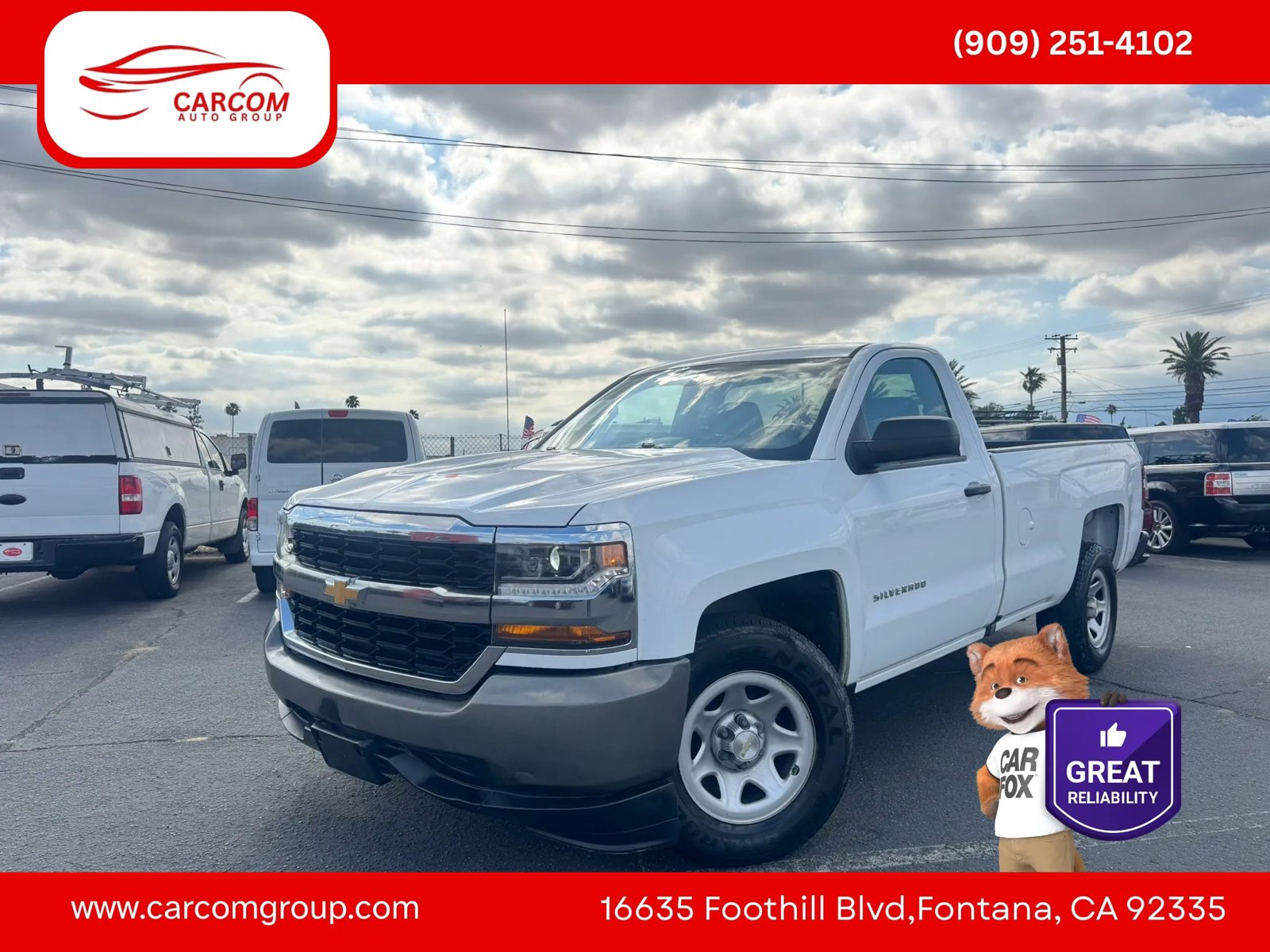 Used 2018 Chevrolet Silverado 1500 W/T w/ WT Convenience Package RWD image 1