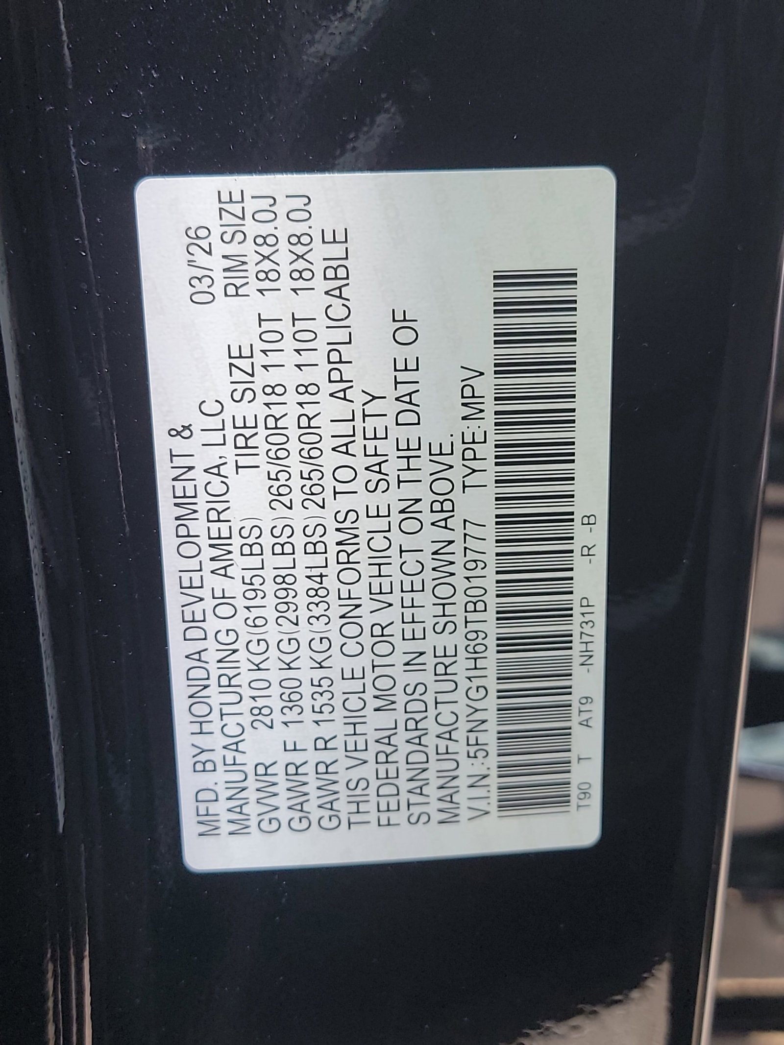 New 2026 Honda Pilot TrailSport image 33