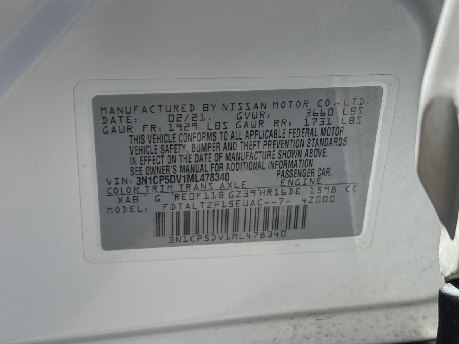 Used 2021 Nissan Kicks SR FWD image 23