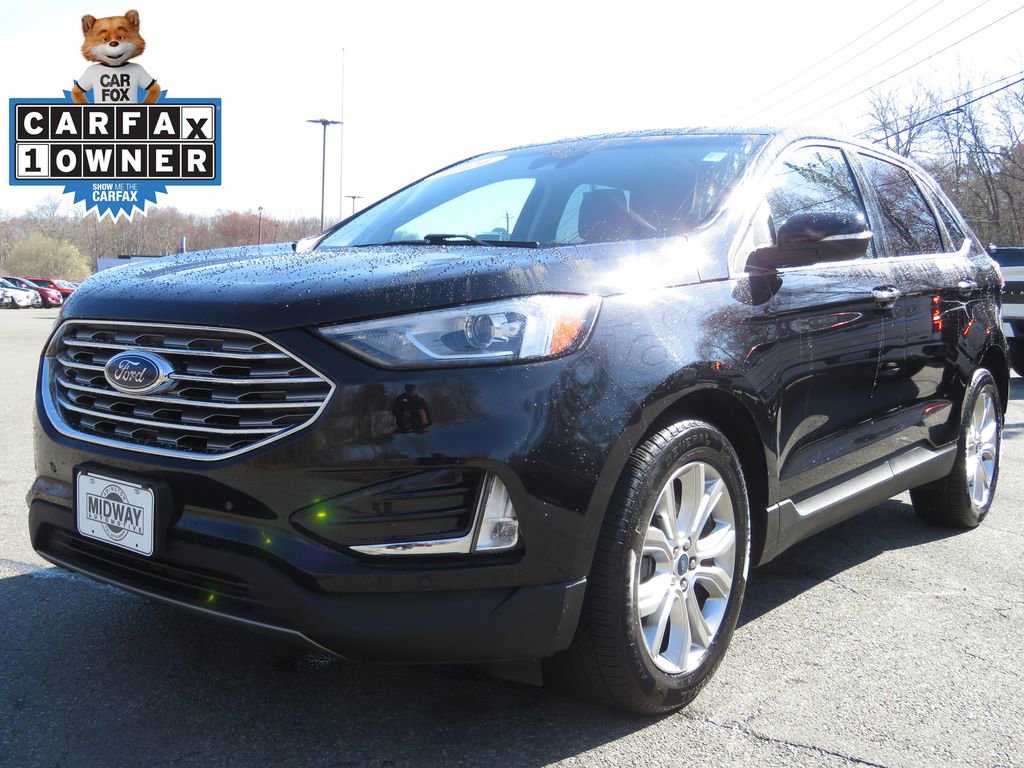 Used 2021 Ford Edge Titanium w/ Cargo Accessory Package FWD image 1