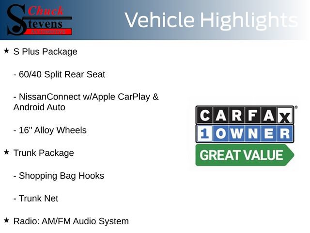Used 2024 Nissan Versa S w/ S Plus Package FWD image 7