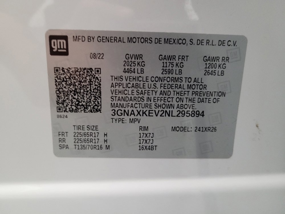 Used 2022 Chevrolet Equinox LT FWD image 33