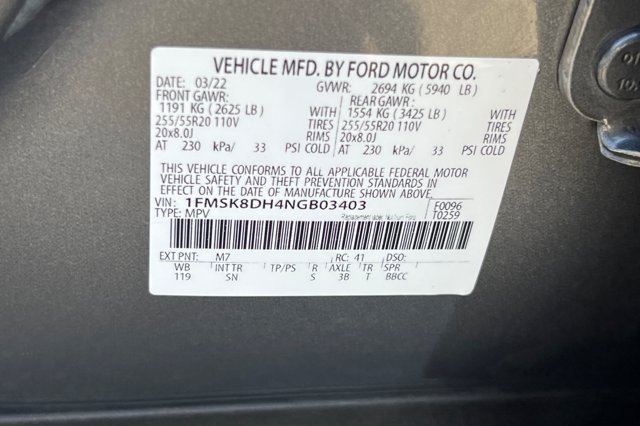 Used 2022 Ford Explorer XLT w/ Equipment Group 202A AWD/4WD image 36