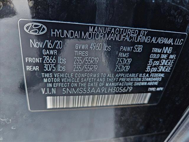 Used 2020 Hyundai Santa Fe Limited image 27