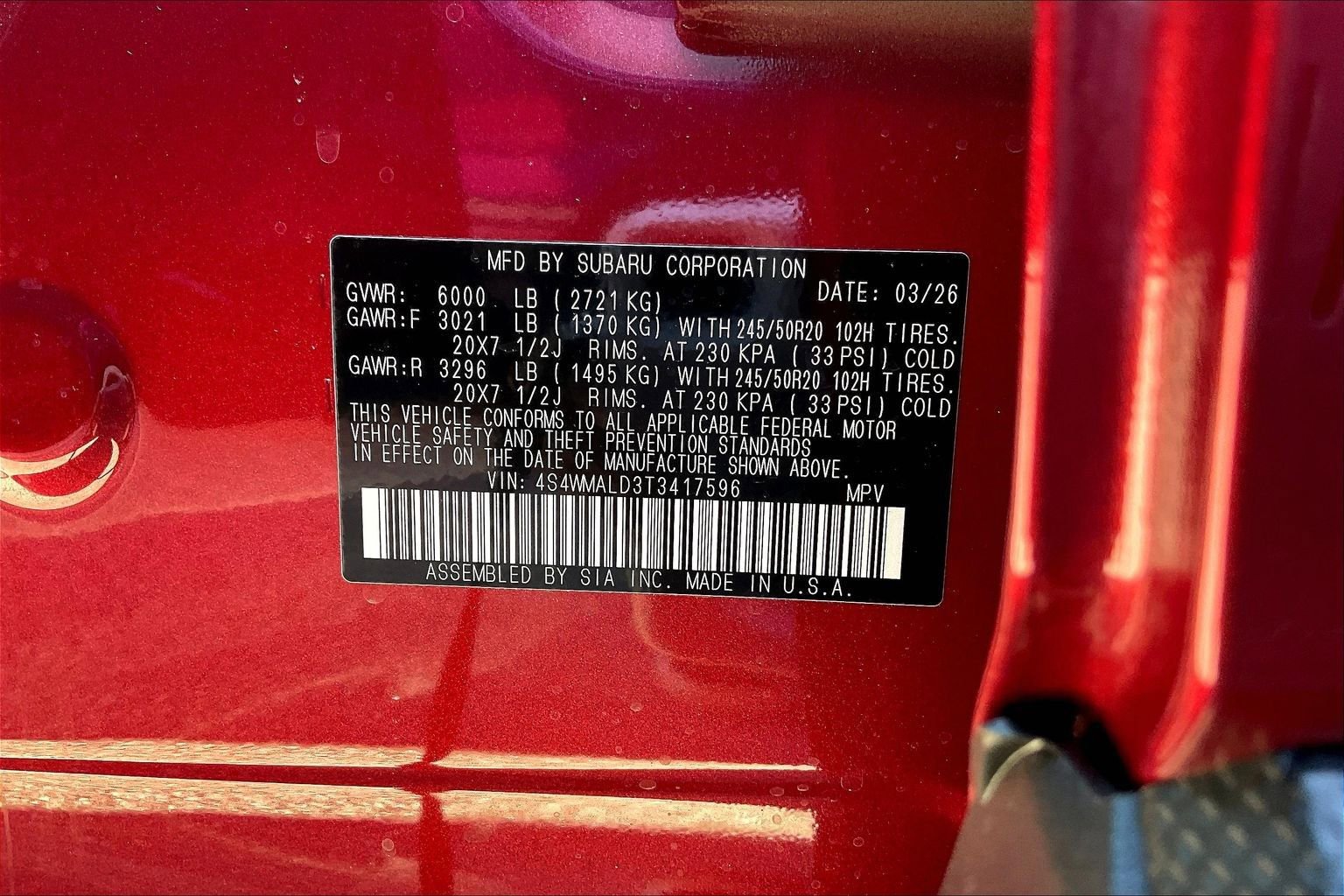 New 2026 Subaru Ascent Bronze Edition image 28