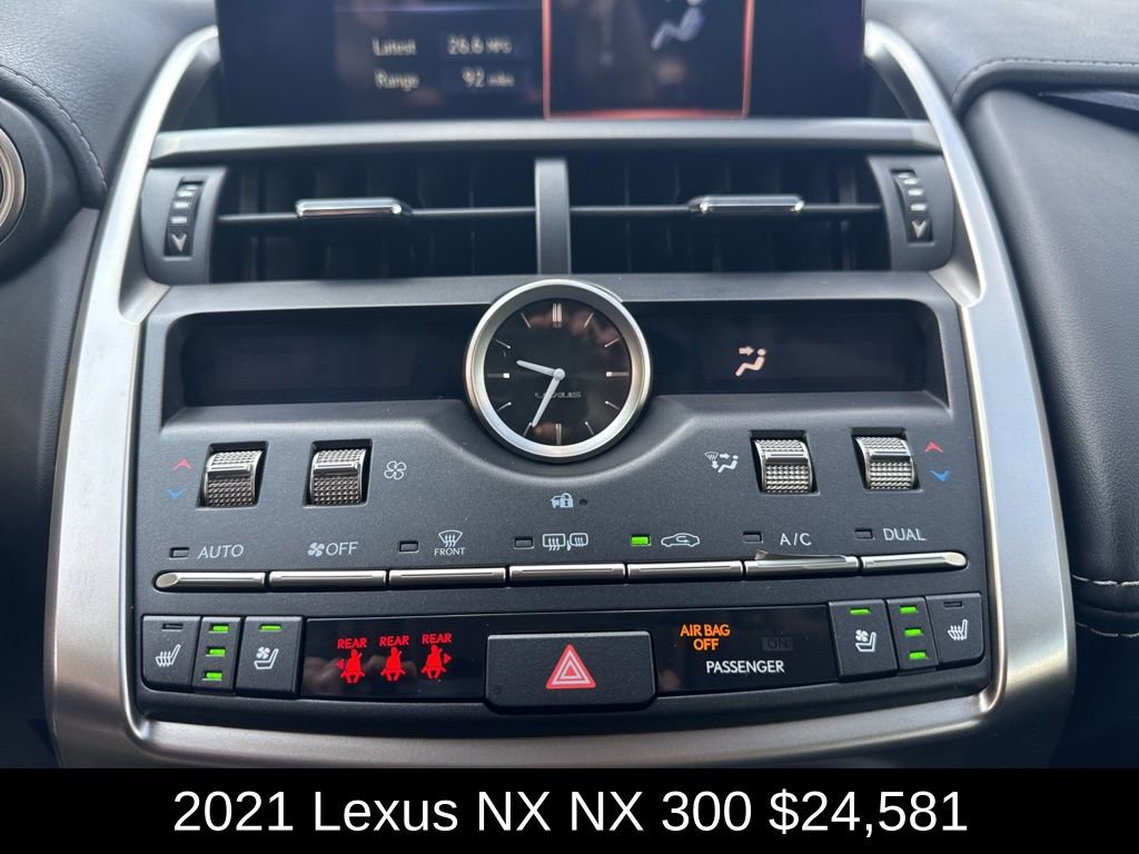 Used 2021 Lexus NX 300 AWD w/ Accessory Package image 28