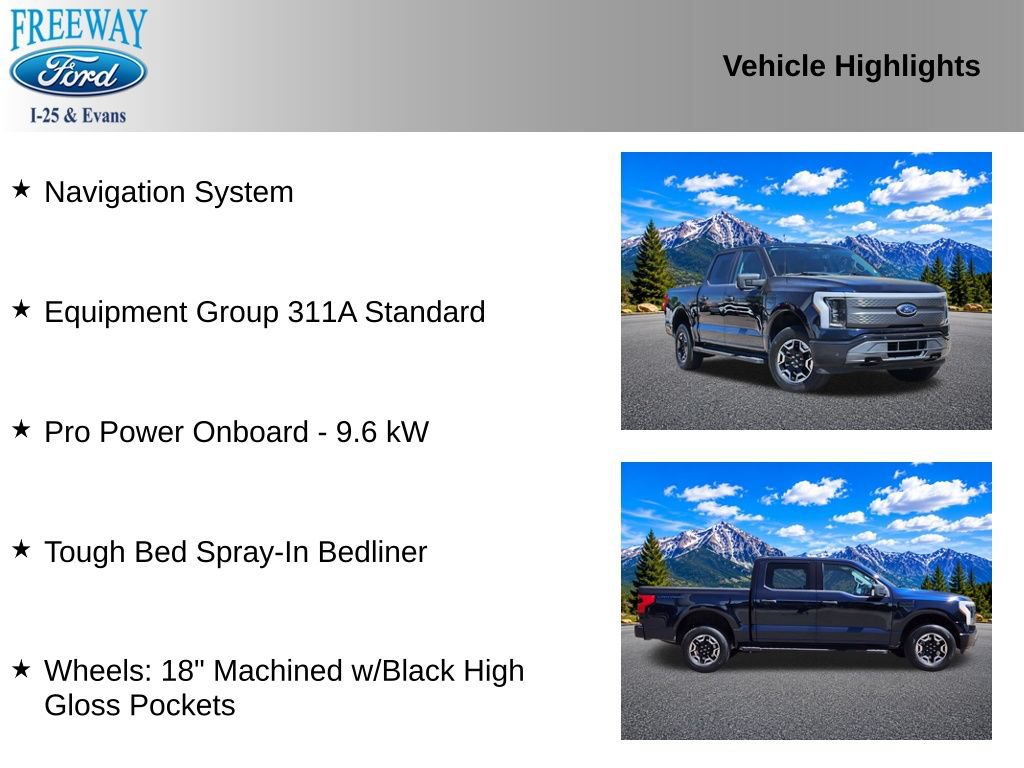 Used 2023 Ford F150 Lightning XLT AWD/4WD image 2