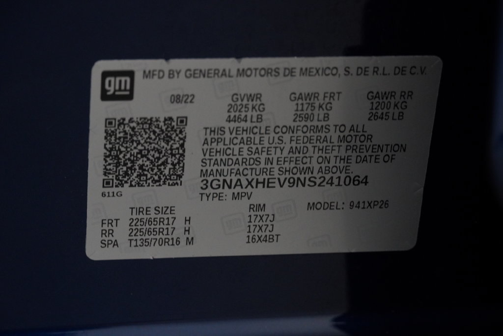 Certified 2022 Chevrolet Equinox LS FWD image 45
