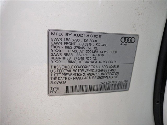 Used 2015 Audi Q7 3.0T Premium Plus AWD/4WD image 15