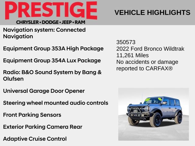 Used 2022 Ford Bronco Wildtrak image 2